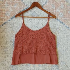 Terracotta Crop Top